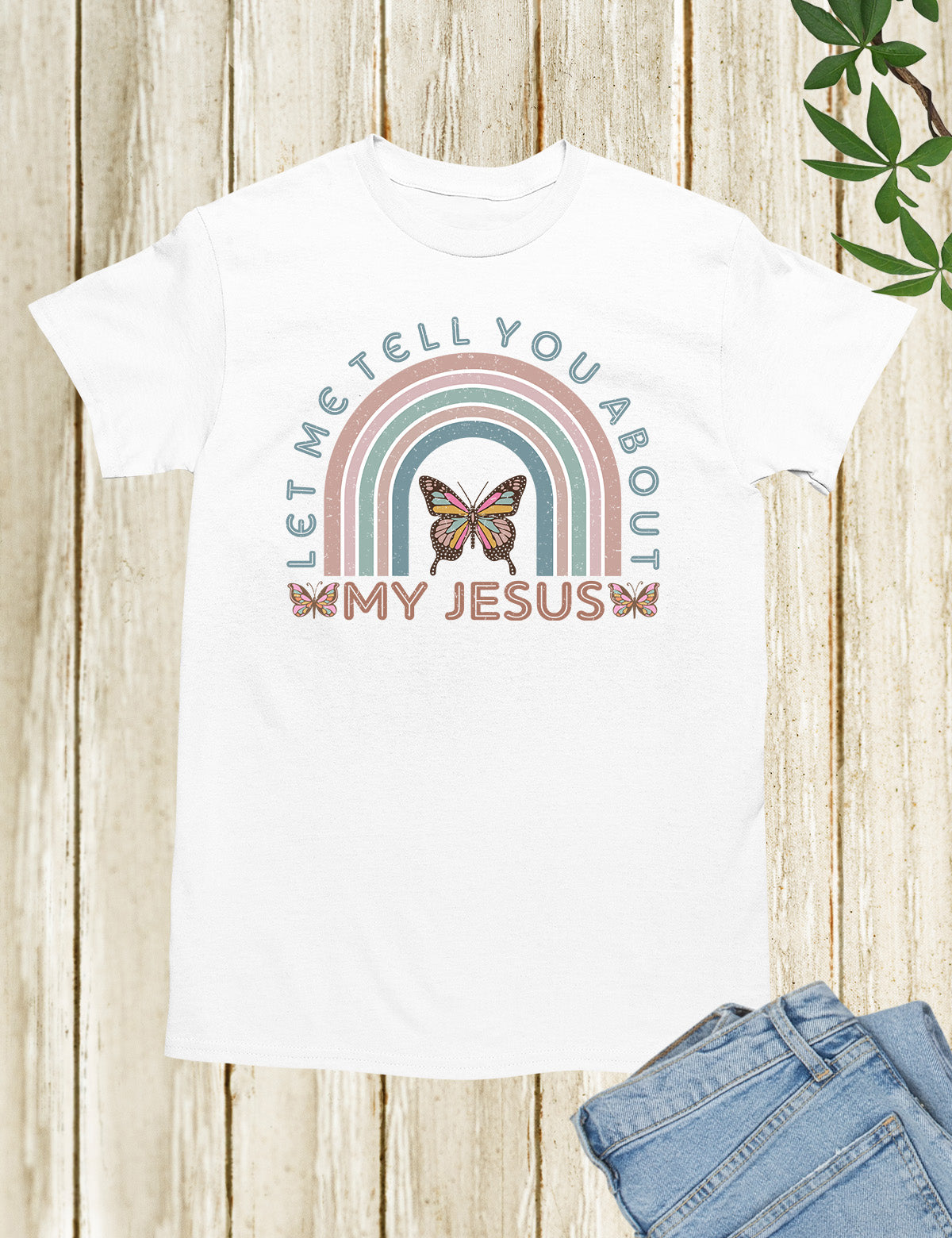 Let Me Tell You About My Jesus Christian Rainbow Shirts