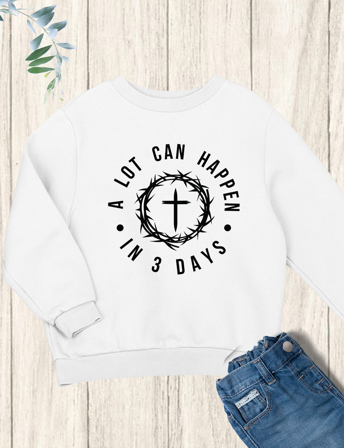 A Lot Can happen in 3 days Christian Kids Shirt