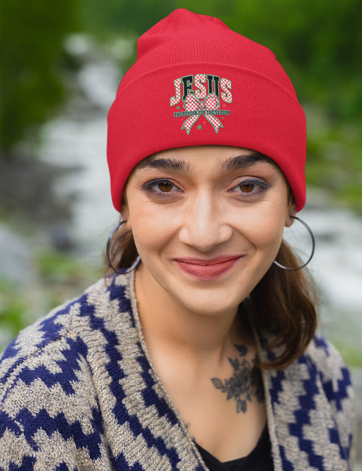 Jesus The Reason For The Season Beanie Hat