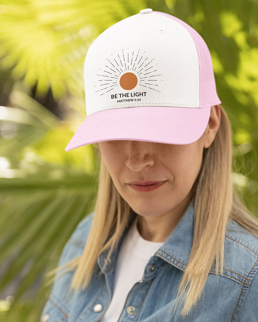 Be The Light Matthew Verse Hat Trucker Cap