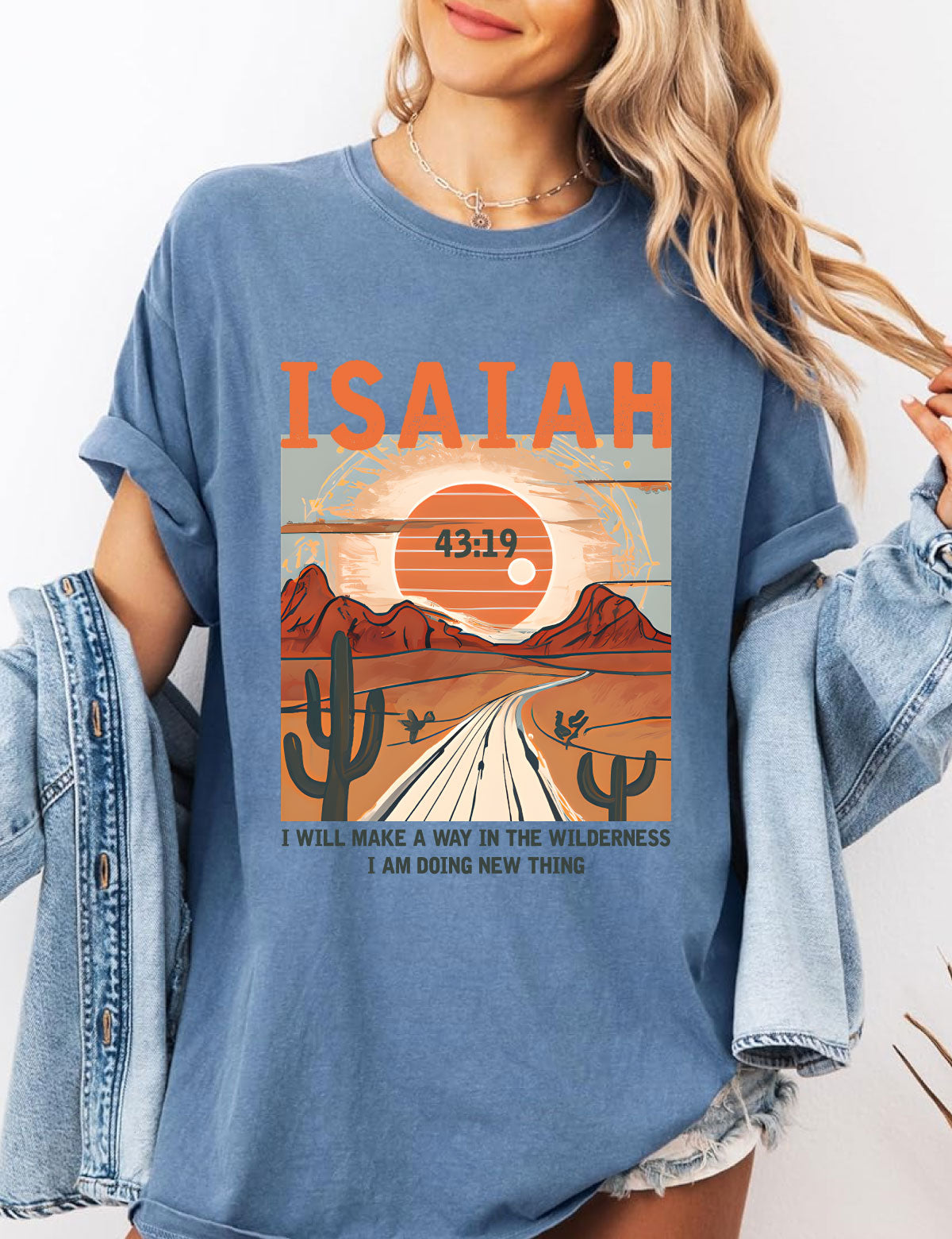 Isaiah 43:19 Christian Shirt Inspirational Faith-Based Apparel