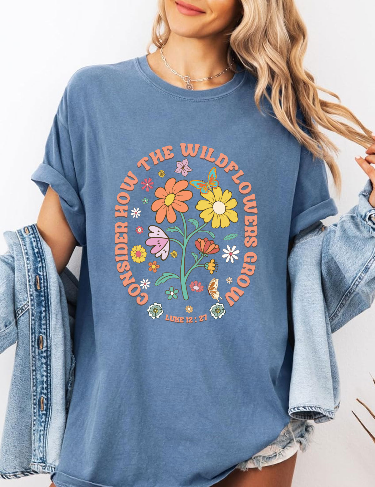 Christian Shirts for Women Consider Now Wildflower Grow