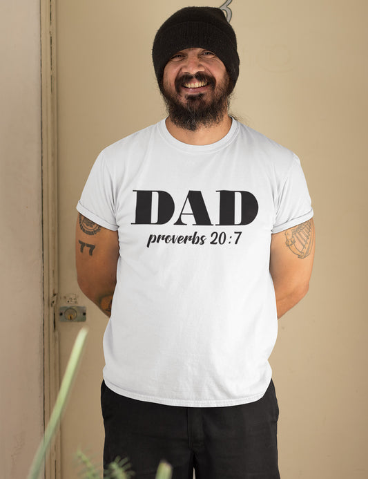 Dad proverbs 20:7 Shirts