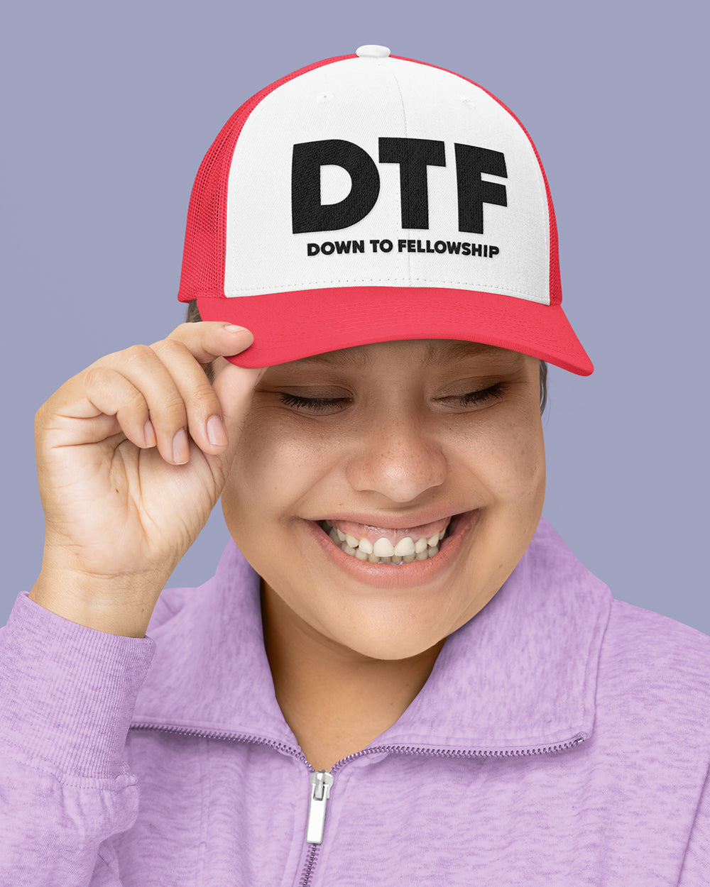 DTF Down to fellowship Christian Hats Trucker Cap