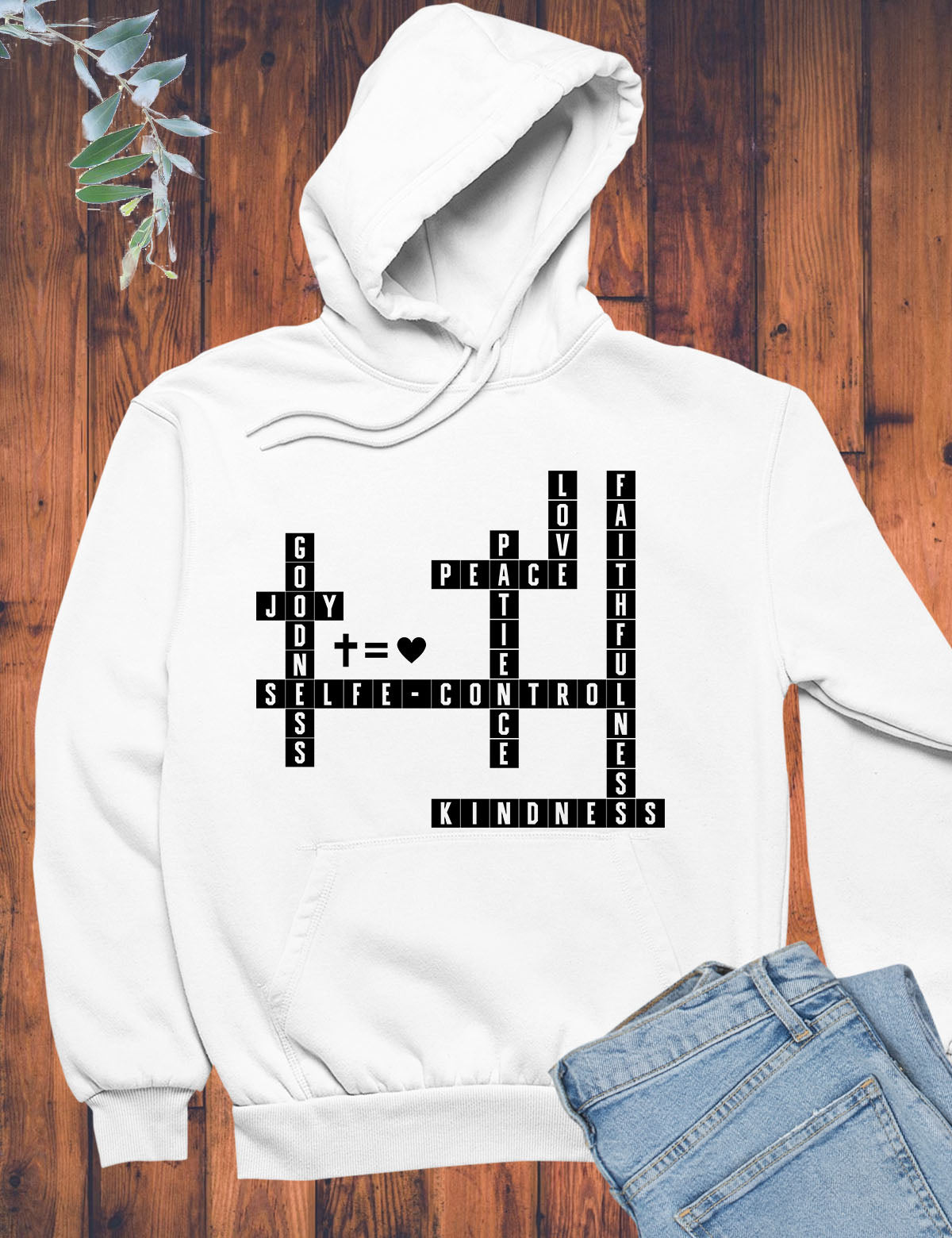 Fruit of the Spirit Crossword Hoodie