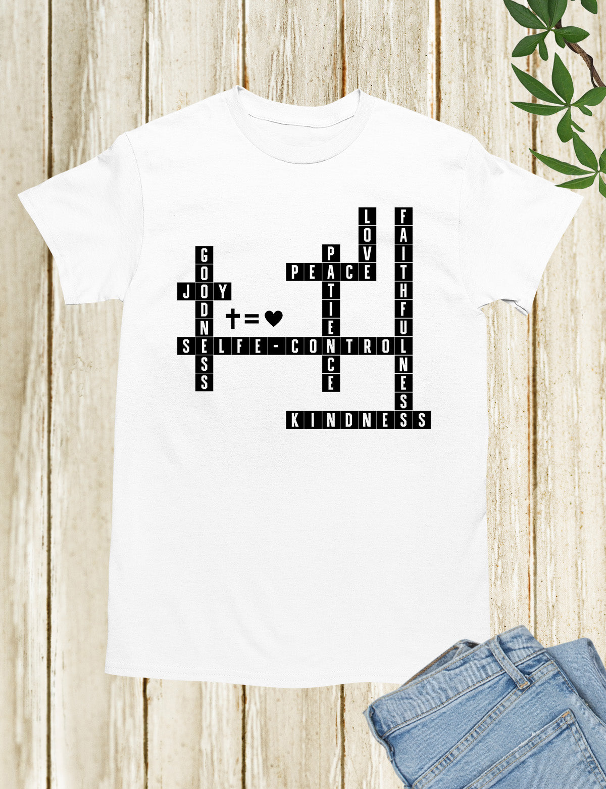 Fruit of the Spirit Crossword T Shirt