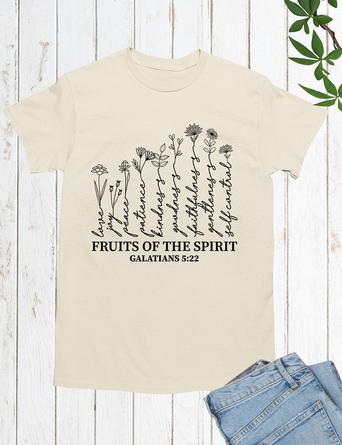 Fruits of The Spirit Religious Graphic Tees