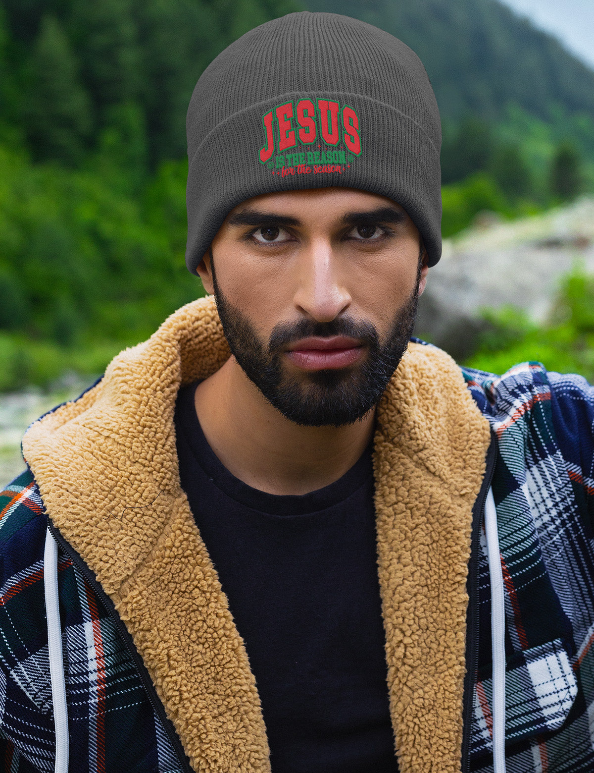 Jesus is The Reason for The Season Beanie Hat