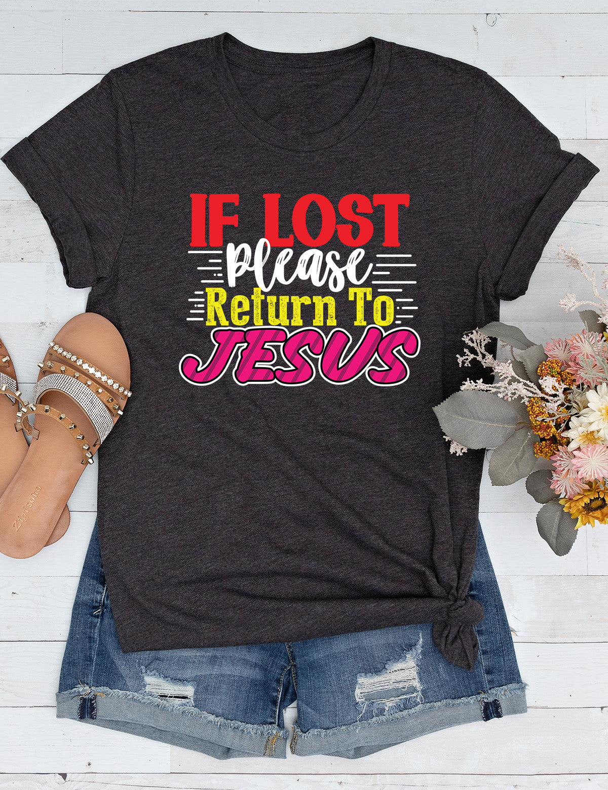 If Lost Please Return to Jesus Christian Long Sleeve Tee Shirts