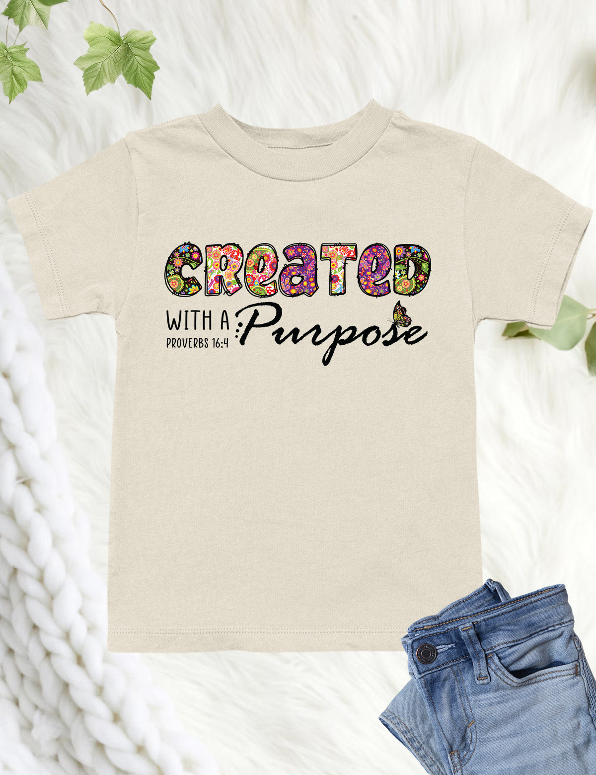 Proverbs Created With a Purpose Kids T Shirt