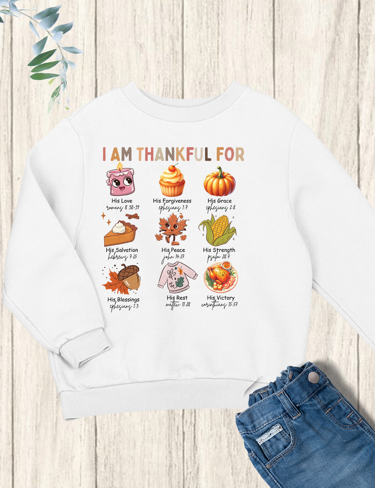 I Am Thankful for Jesus Children Shirt