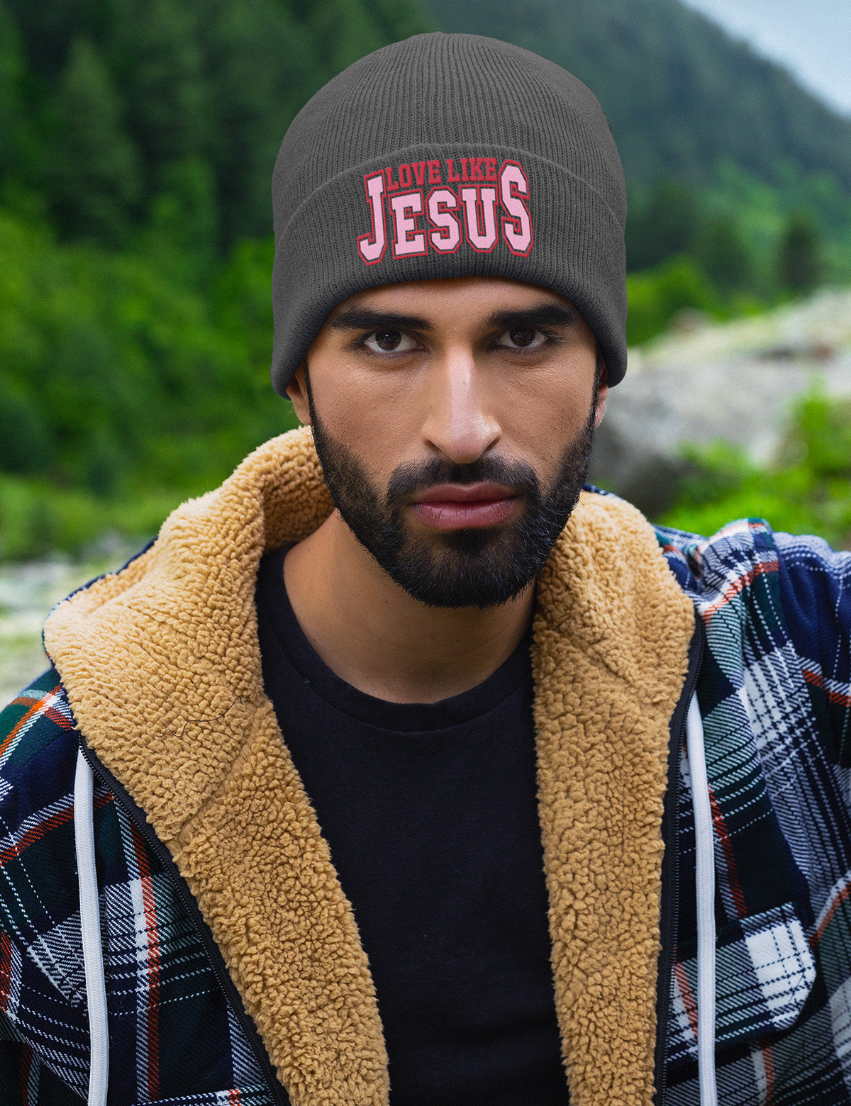 Love Like Jesus Christmas Beanie Hat
