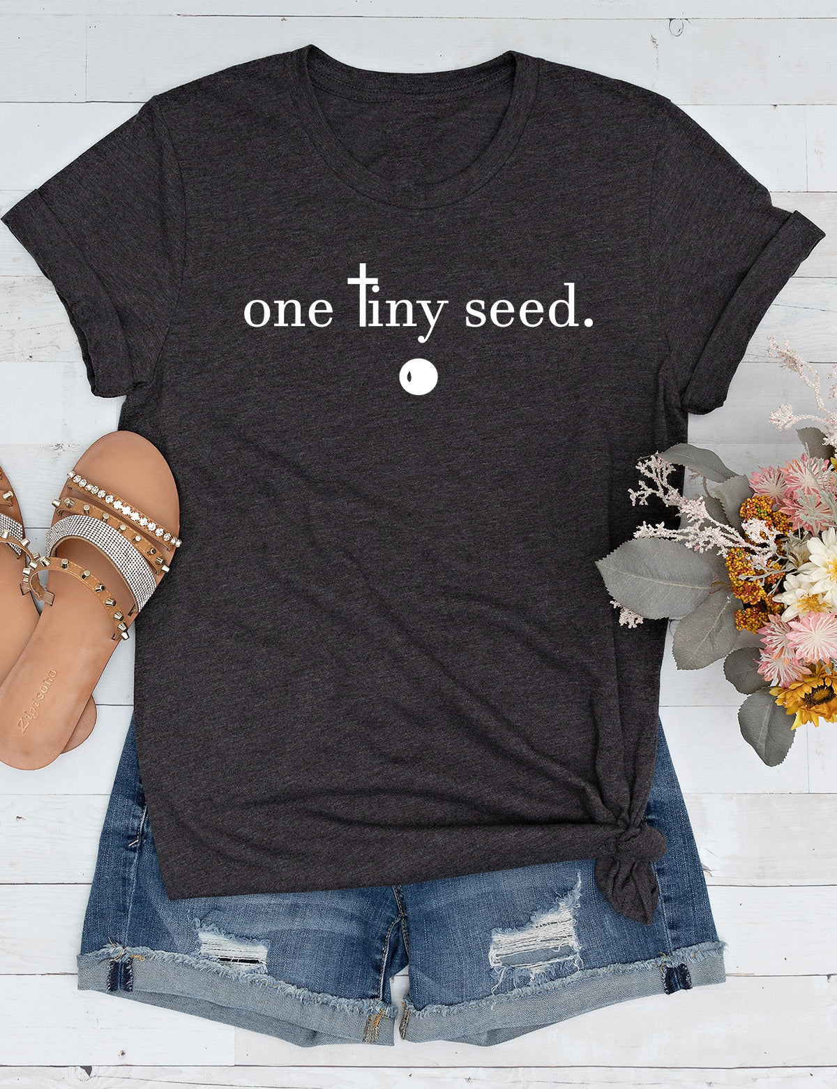 Faith Mustard Seed Long Sleeve T Shirts