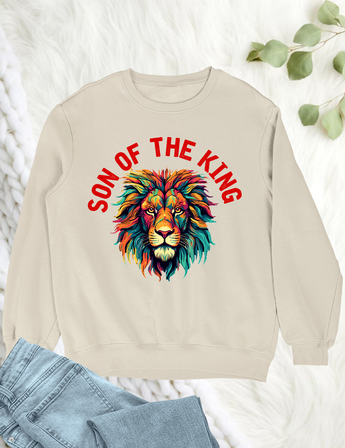 Son of King Men Christian Sweatshirt