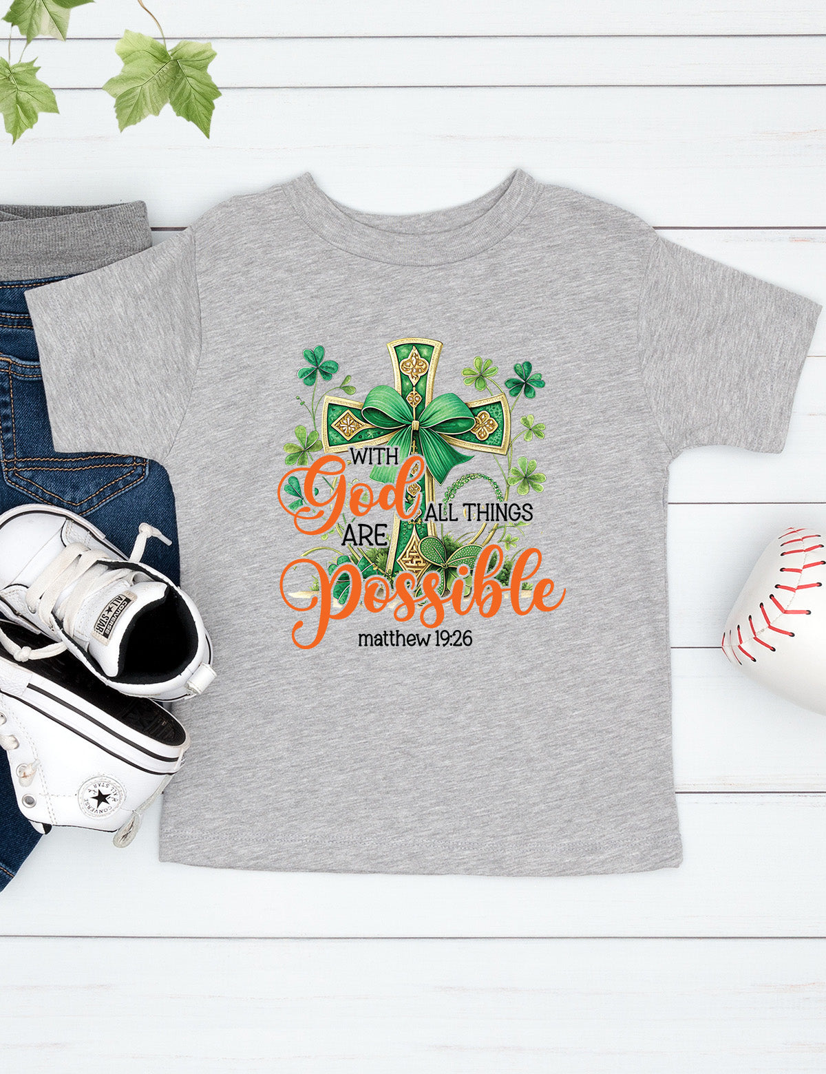 St Patrick’s Day Bible Verse Kids T Shirt