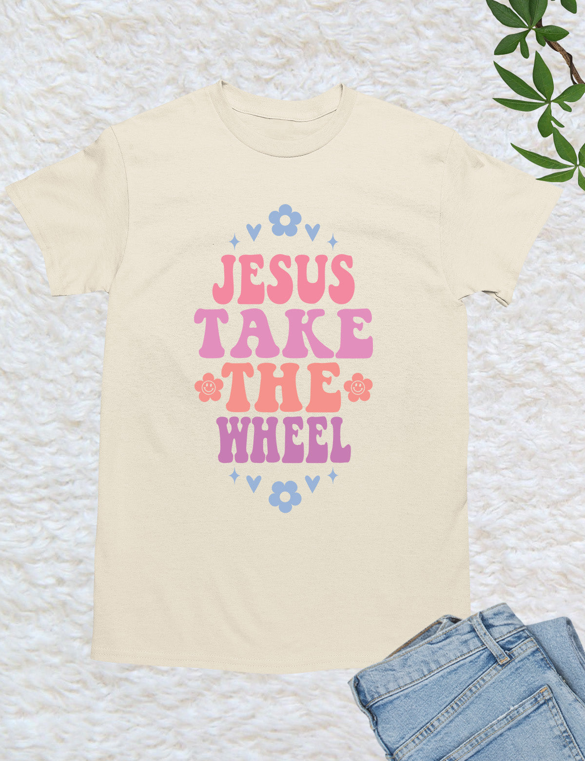 Jesus Take The Wheel T Shirt