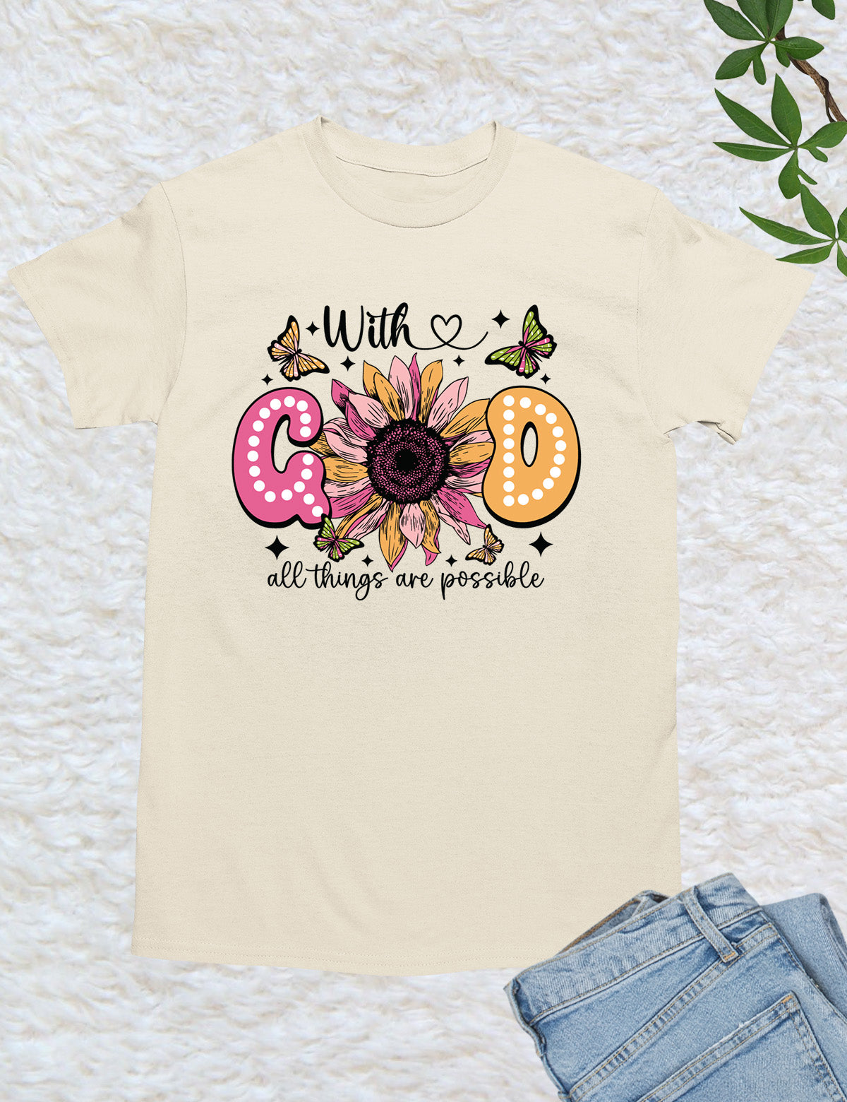 With God All Things are Possible T Shirt