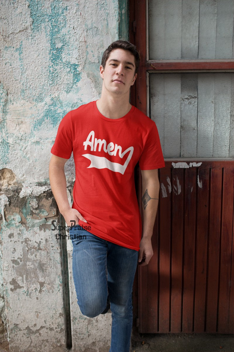 Amen Answer to Prayer in Jesus Christian T shirt - Super Praise Christian