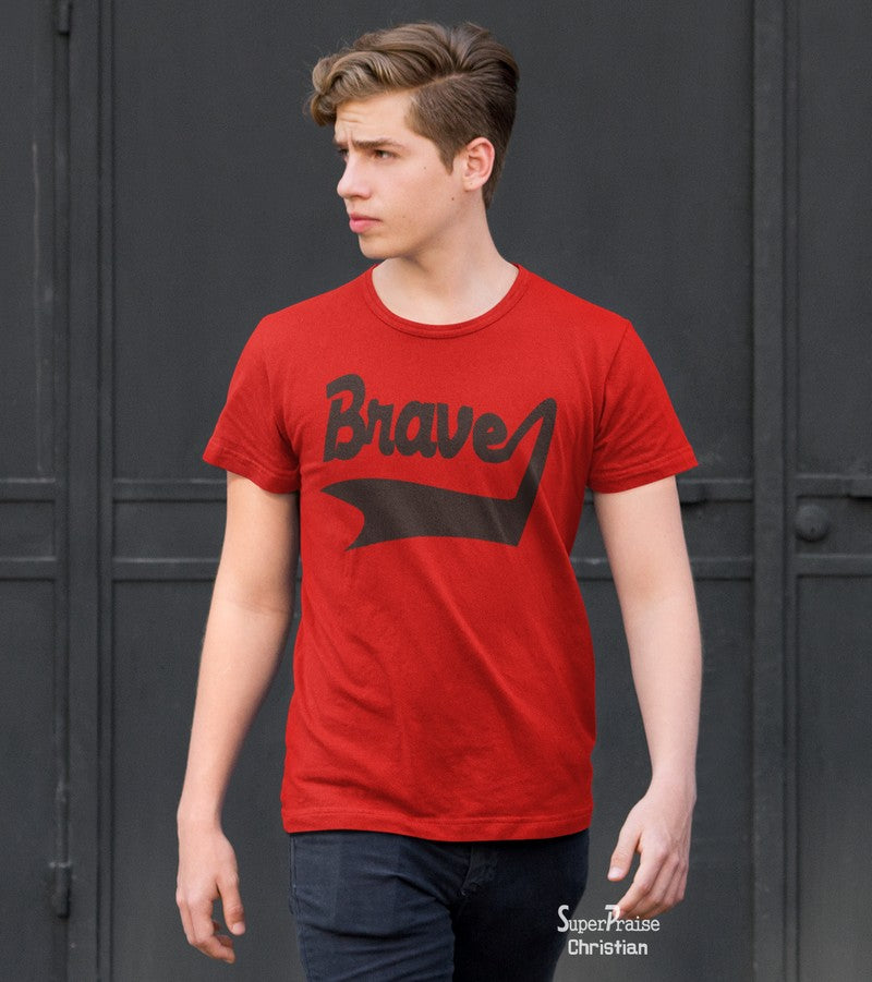 Brave Bible Verse christian wear Grace Jesus Gospel T Shirt