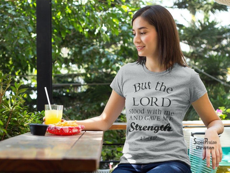 Christian Women T Shirt Lord Stood with Me Ladies tee