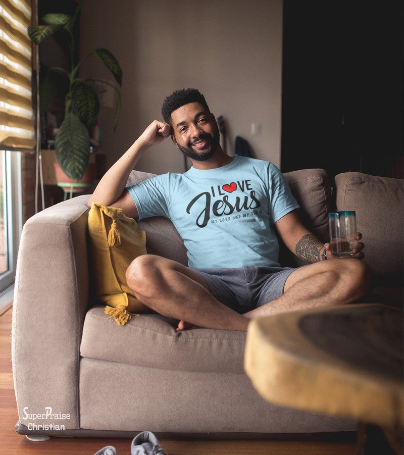 I Love Jesus My Lord And My Kind Faith Christian T Shirt