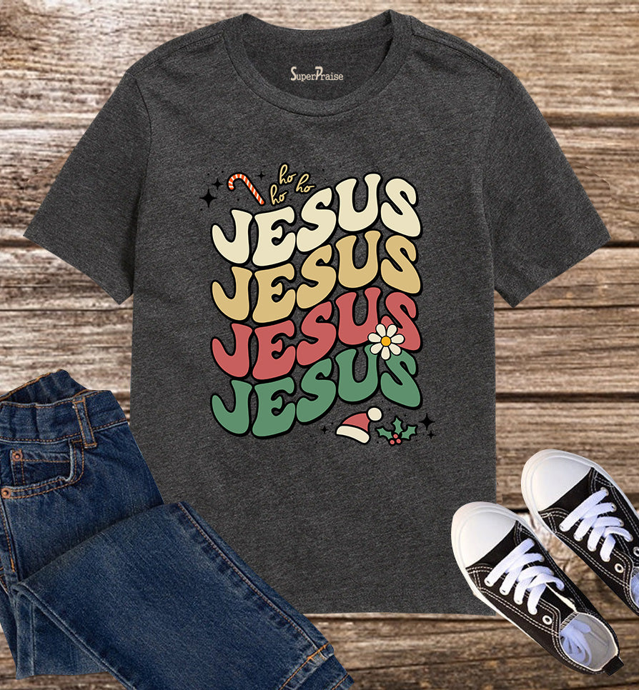 Jesus Floral Bible Verse Christian Quotes Jesus Lover Kids T-Shirts