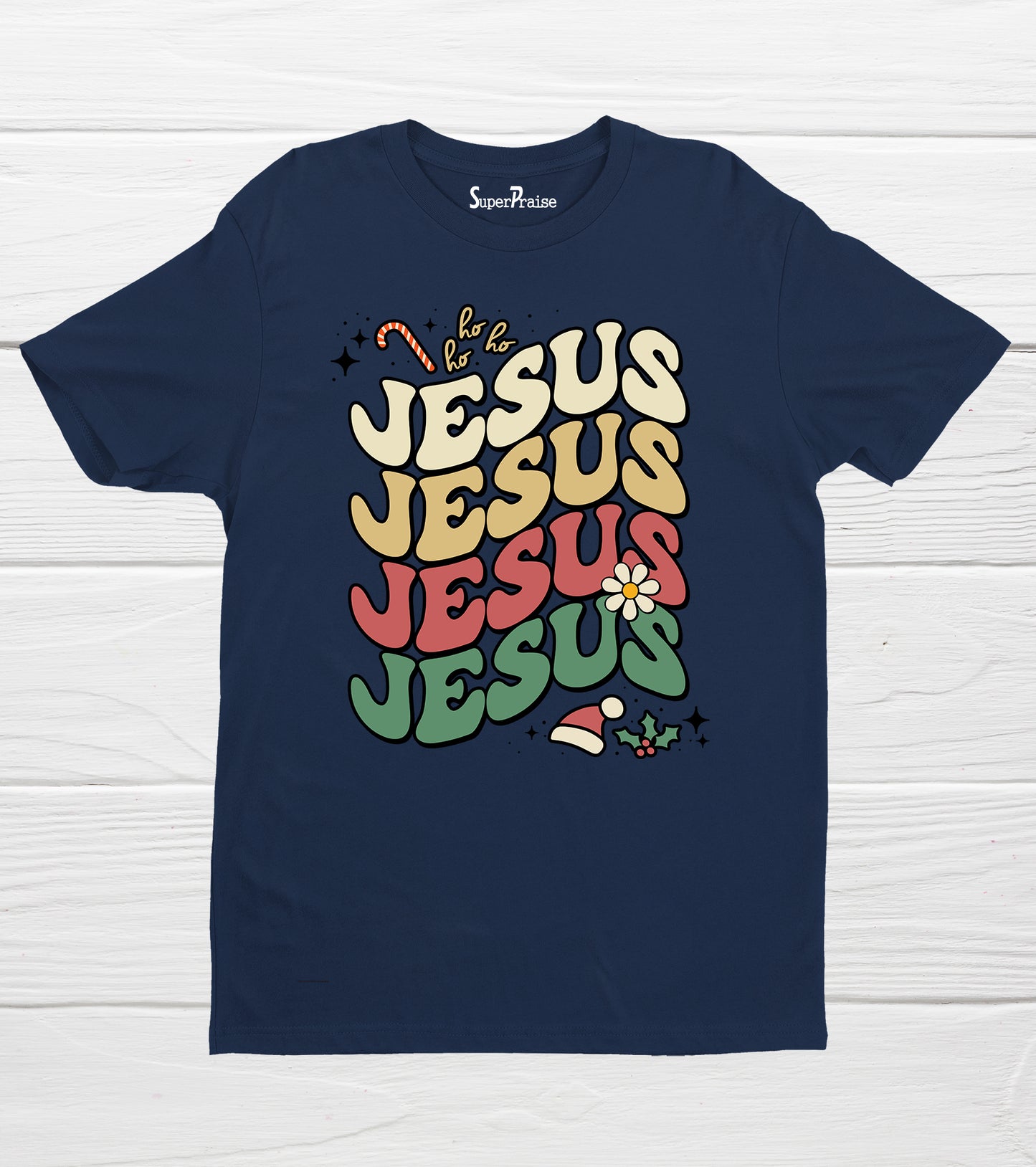 Jesus Floral Christian Bible Verse Quotes Jesus Lover Faith T-Shirt