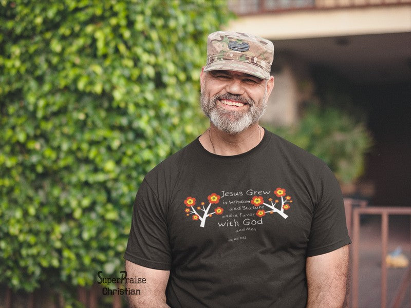 Jesus Grew God Worship Christian T Shirt - Super Praise Christian