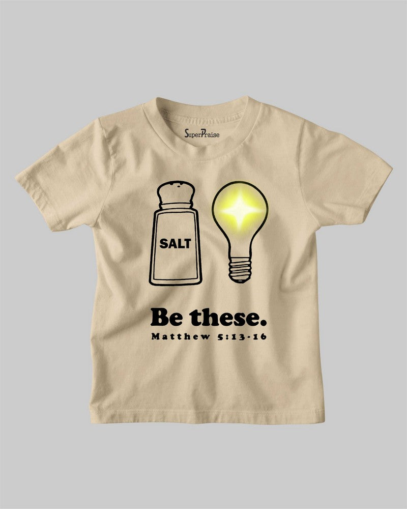 Salt of The Earth Light of The World Church Christian Kids T shirt