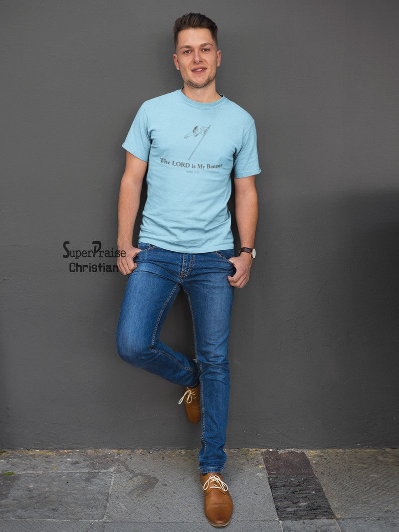 The Lord Is My Banner Exodus 17:15 Faith Prayer Christian T Shirt - Super Praise Christian