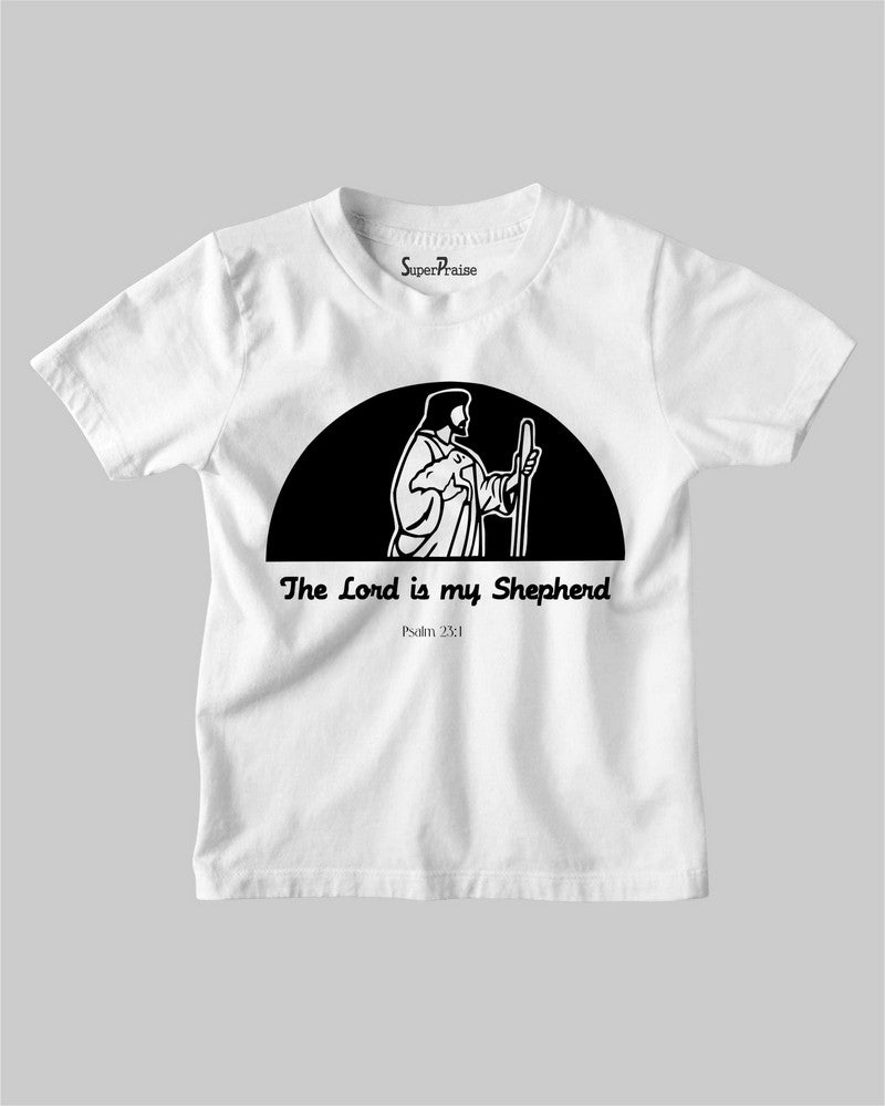 Kids The Lord Is My Shepherd Psalm 23 Faith jesus Christian T Shirt