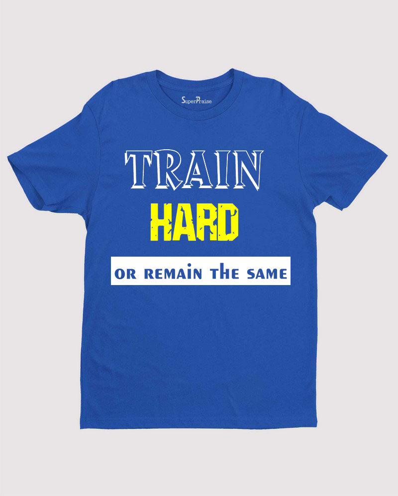 Train Hard Jesus Faith Bible Verse Christian T Shirt