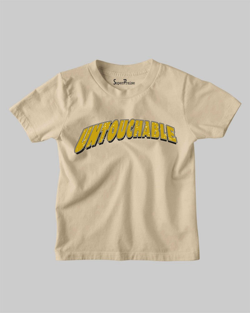 Kids Untouchable God's Protection Faith Jesus Christian T Shirt