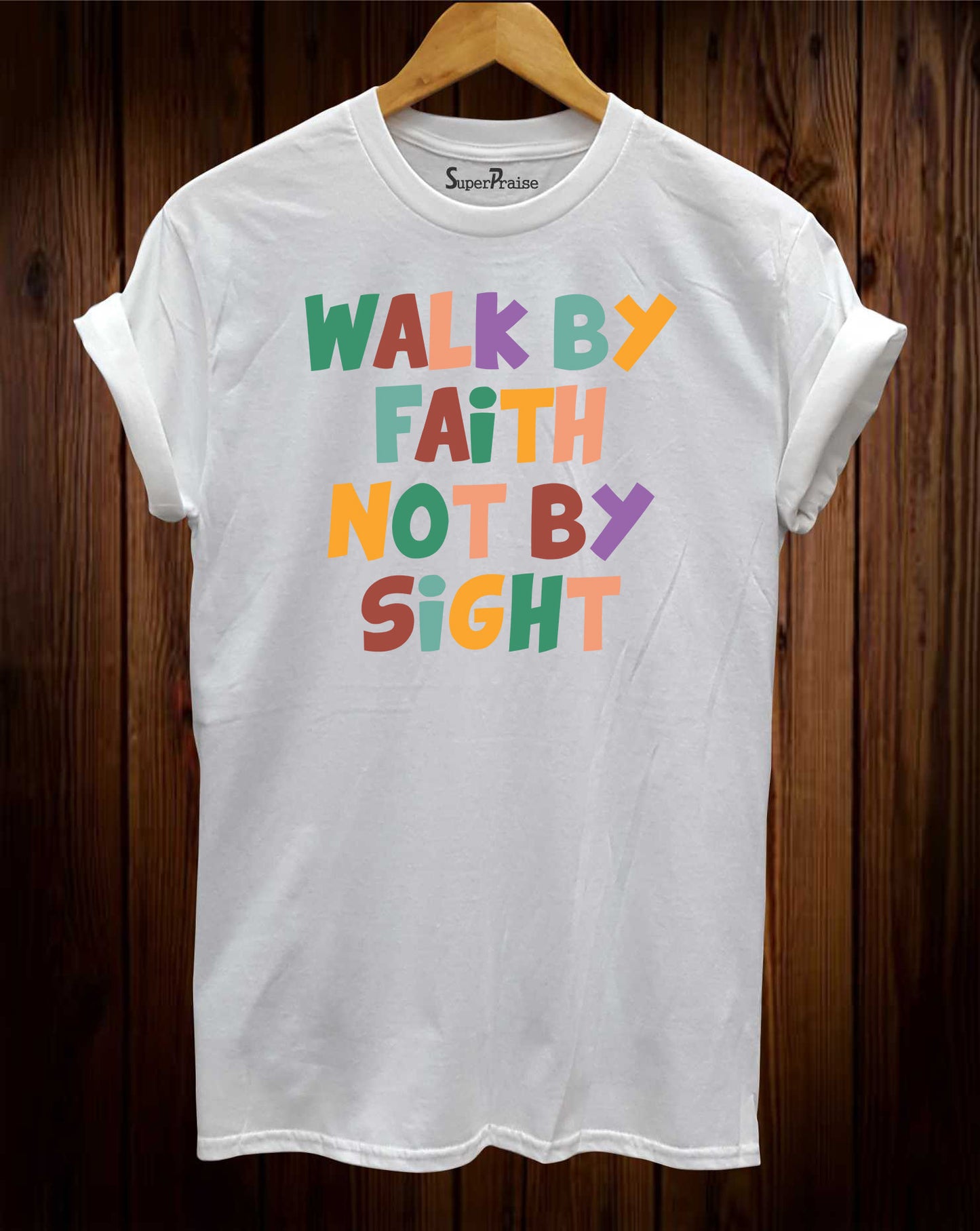 Walk By Faith Not By Sight Trendy Aesthetic Bible Verse Jesus T Shirt