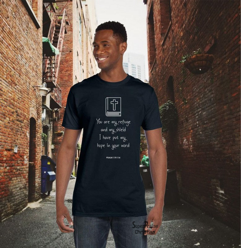 You Are My Refuge Slogan Christian T Shirt - SuperPraiseChristian