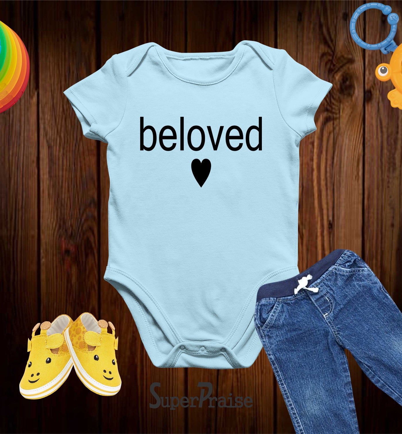Beloved Christian Faith Baby Bodysuit