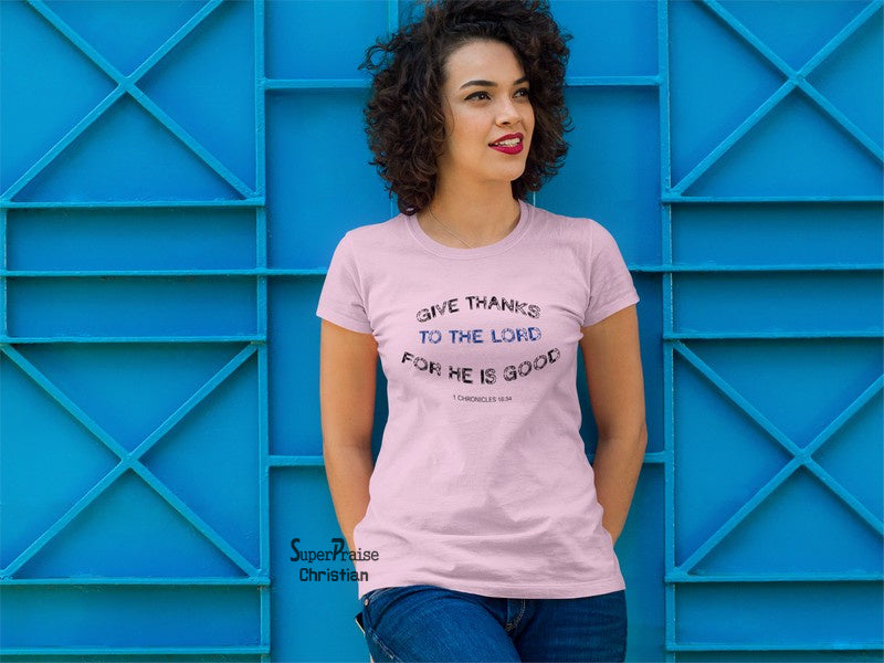 Christian Women T Shirt Thanks To Lord Jesus