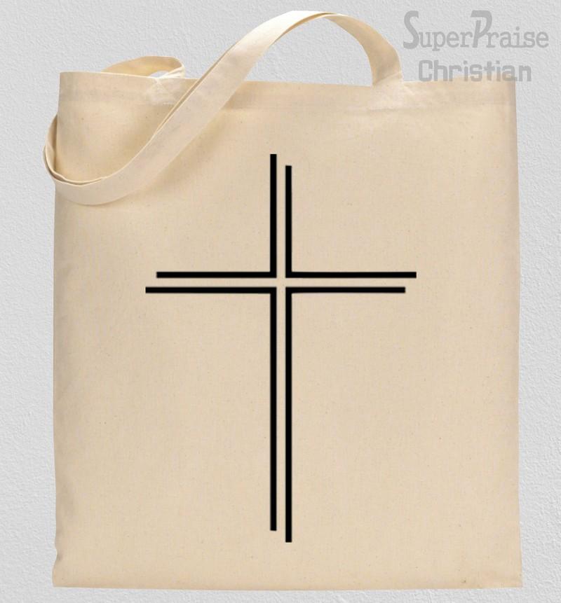 Gospel Cross Tote Bag