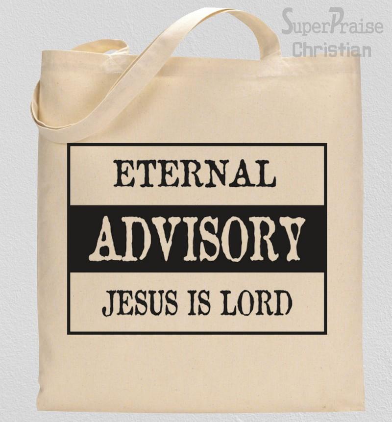 Jesus is Lord Verse Tote Bag
