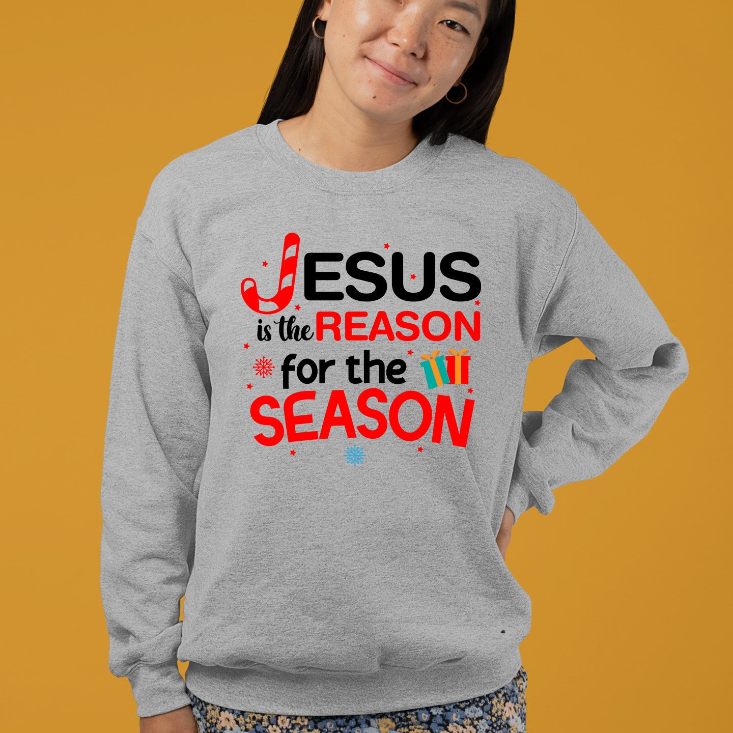 Jesus Is The Reason For The Season Christmas Sweatshirt
