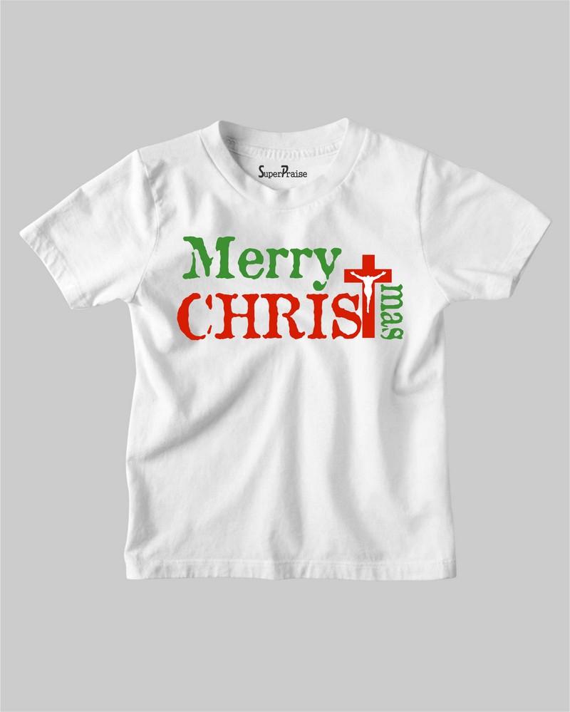 Merry Christmas Kids T Shirt White / 2-3 Years
