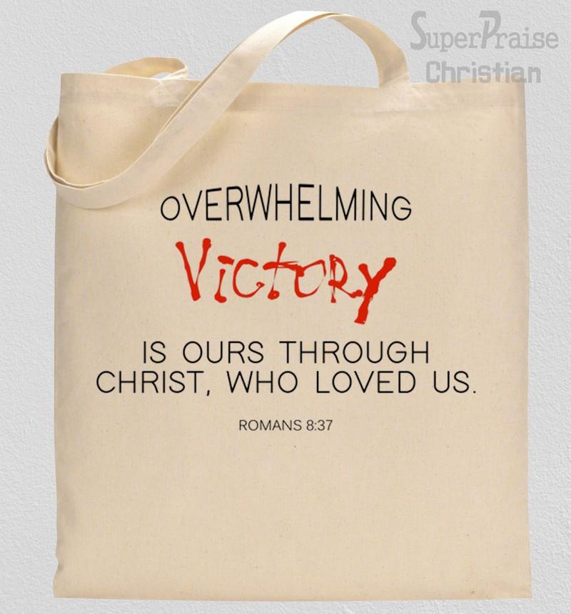 Overwhelming victory Tote Bag