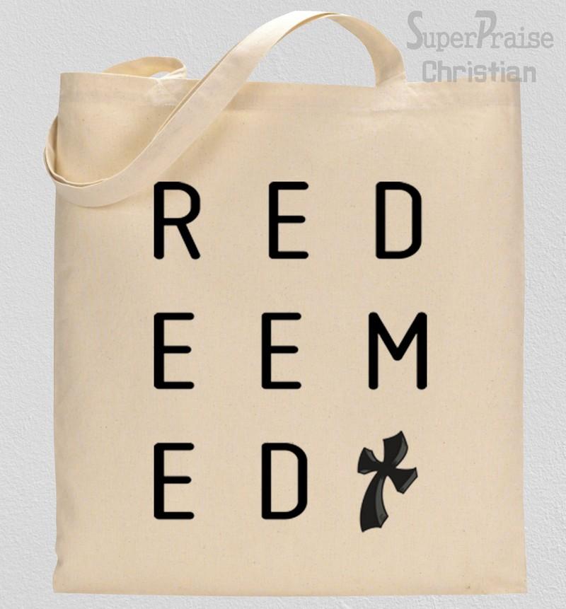 Redeemed Cross Tote Bag