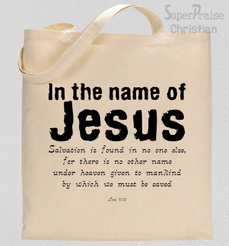 The Name Of Jesus Tote Bag