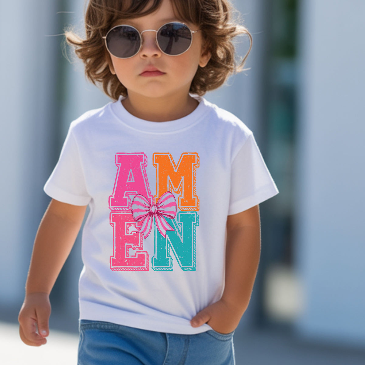 Amen Christian Kids T Shirt