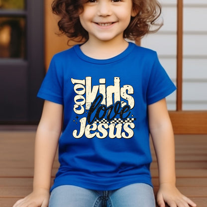 Christian Kids Love Jesus Faith Scholl T-Shirt
