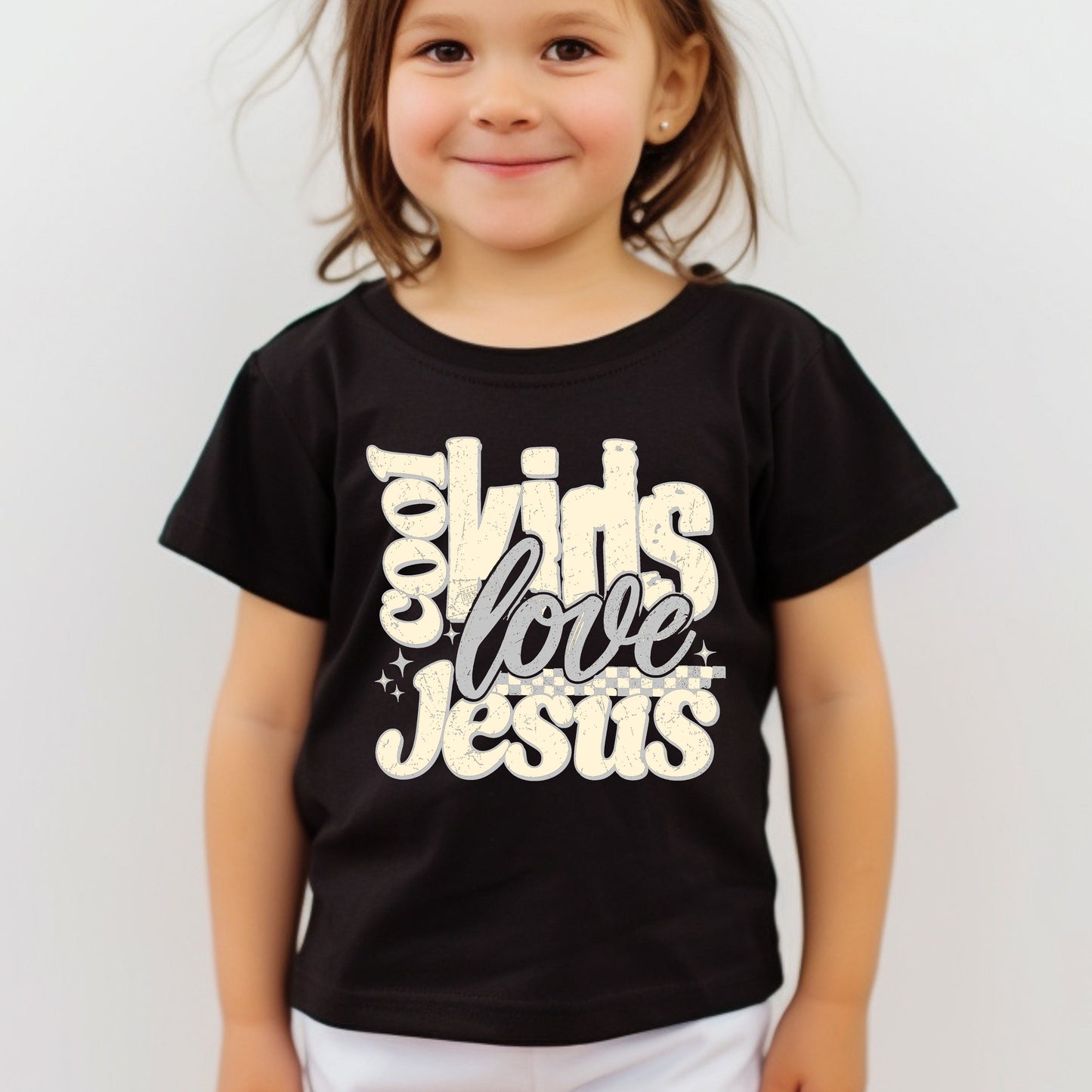 Christian Kids Love Jesus Faith Scholl T-Shirt