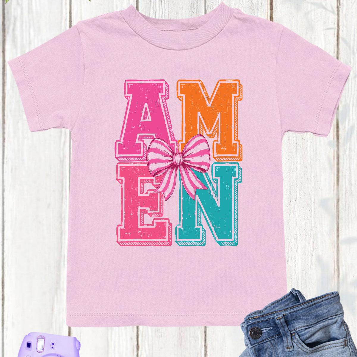 Amen Christian Kids T Shirt