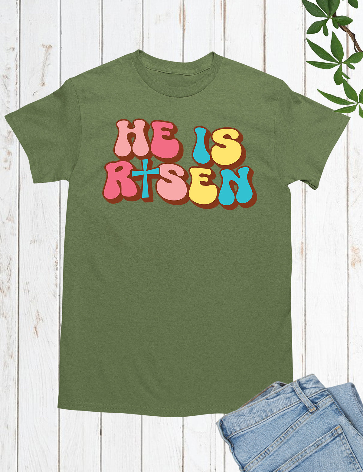 He is Risen Christian T Shirts