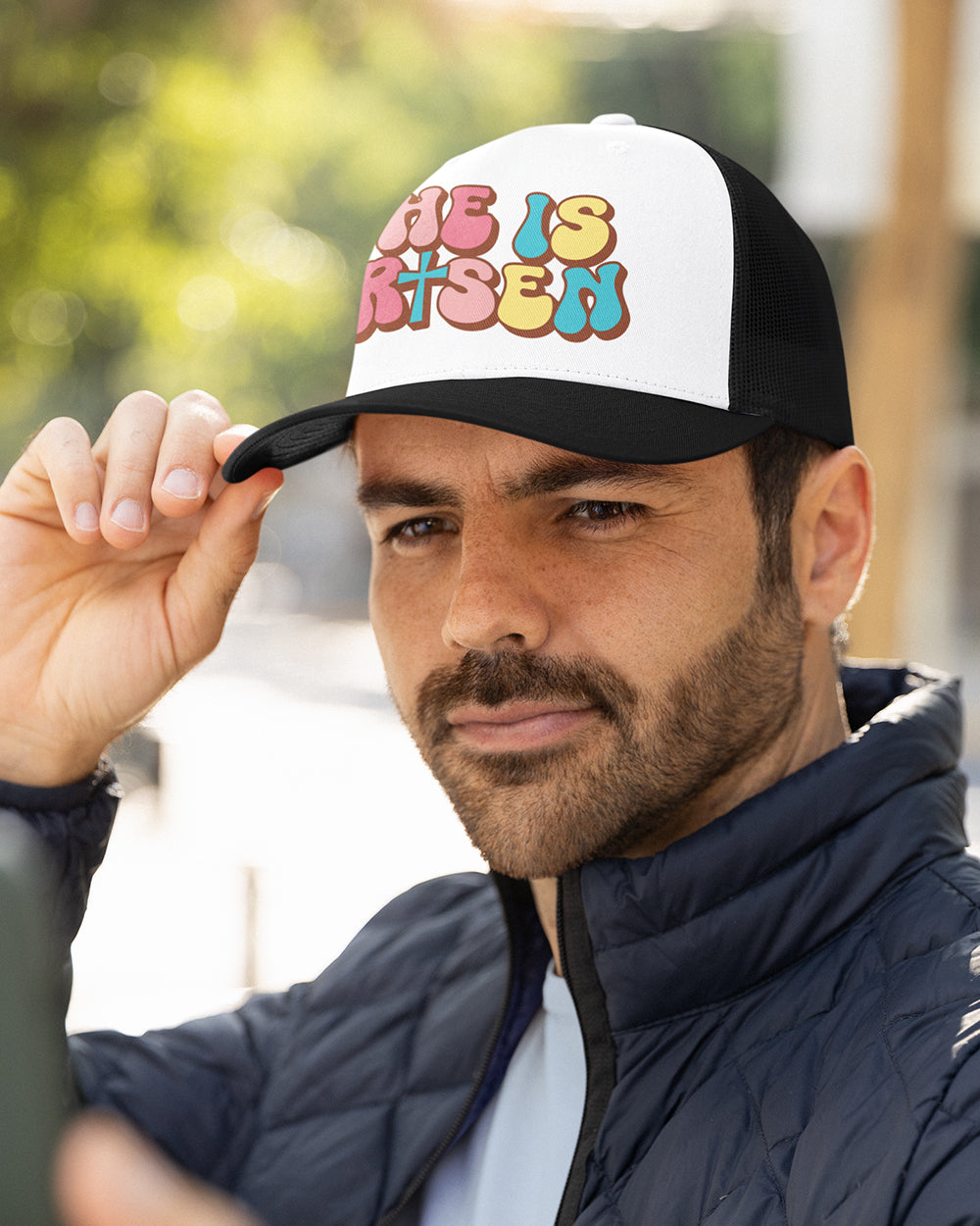 He is Risen Christian Caps Trucker Hat